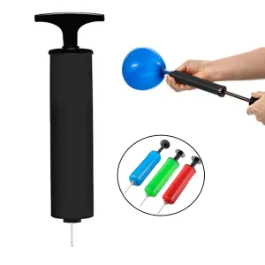 12 Hand Inflator Pump Basketball Volley Ball Party Balloon Air Needle Soccer