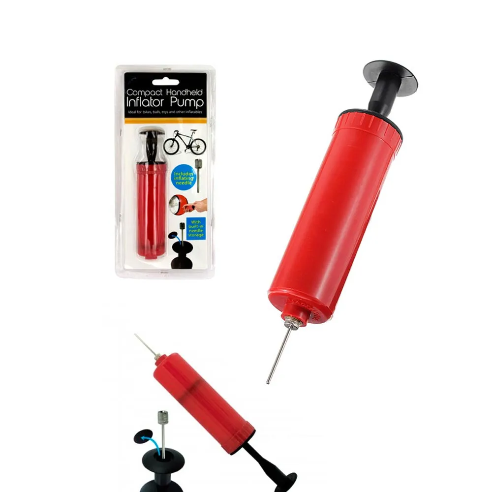 12 Hand Inflator Pump Basketball Volley Ball Party Balloon Air Needle Soccer