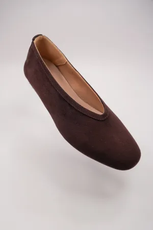 Choc Ballet Pumps.
