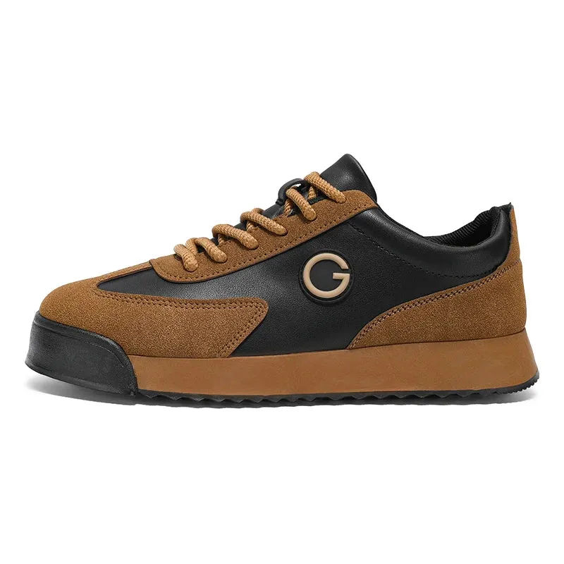 Classic Retro Black Sneakers for Men.