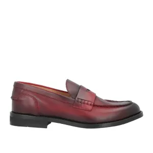 Doucal's loafers, black/burgundy