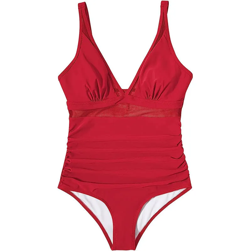 Hot Sale 49% OFFMesh Tummy Control Swimsuit