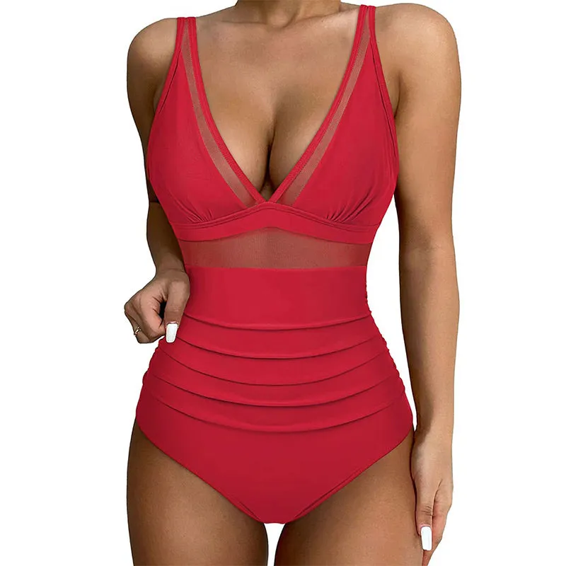 Hot Sale 49% OFFMesh Tummy Control Swimsuit