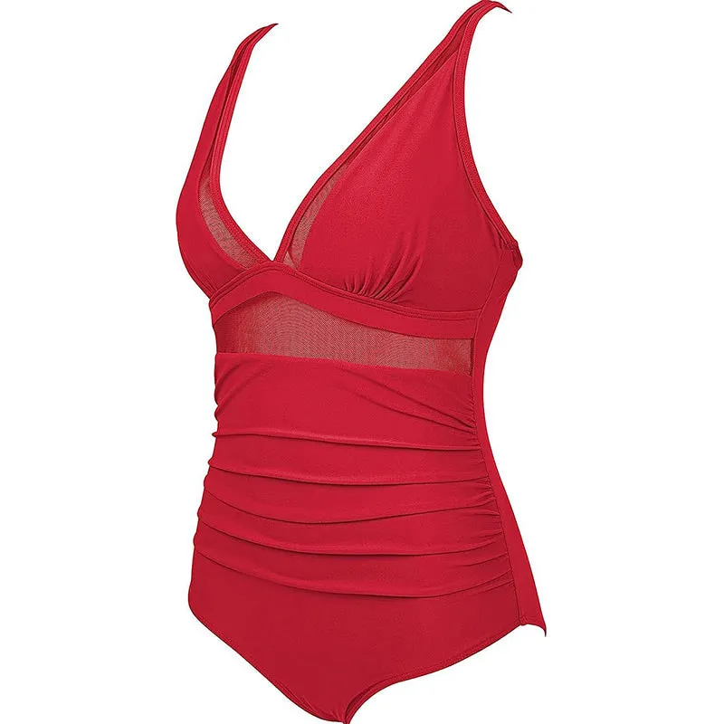 Hot Sale 49% OFFMesh Tummy Control Swimsuit