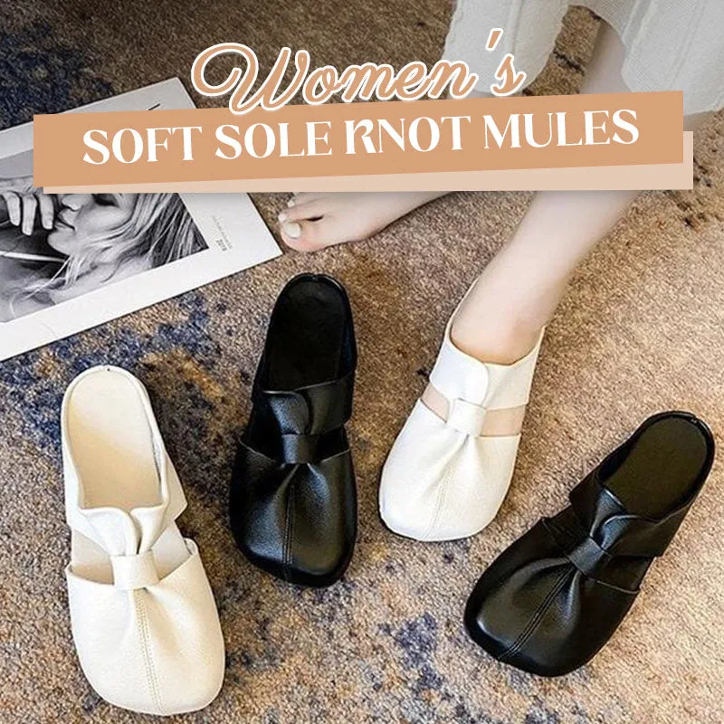 Hot Sale 49% OffWomen's Soft Sole Knot Mules
