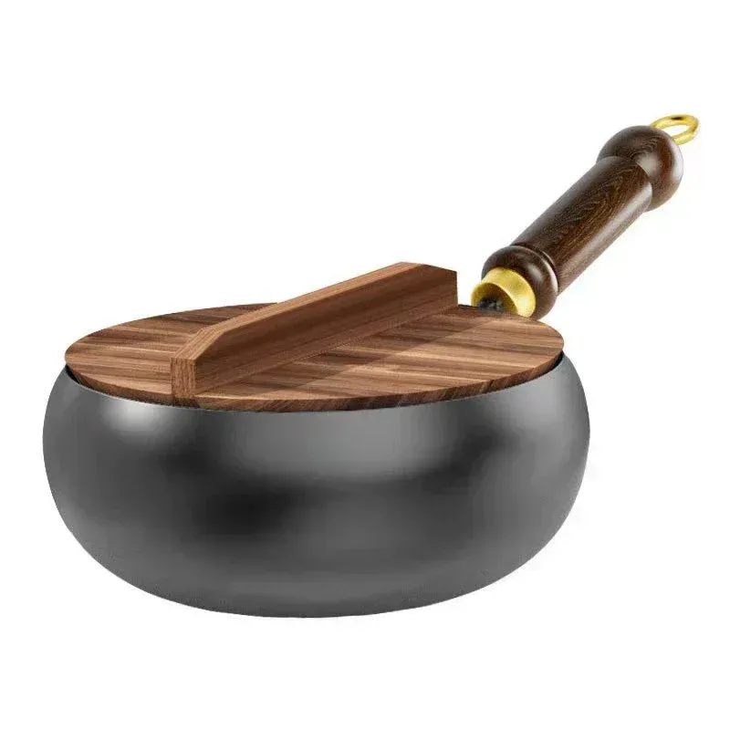 Hot Sale 50% OFFUncoated Thick Iron Pot