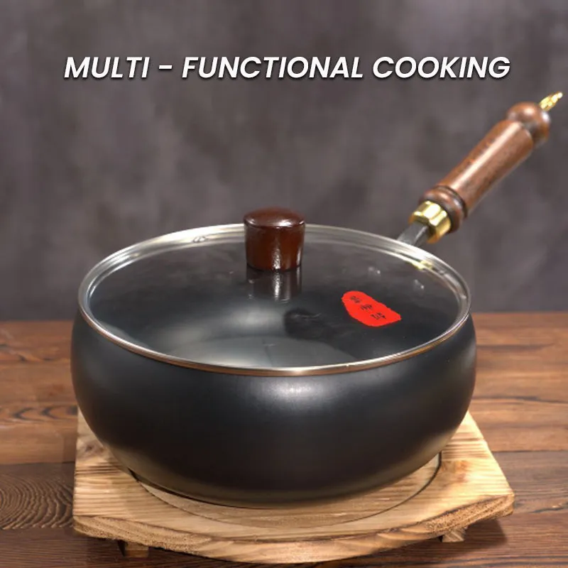 Hot Sale 50% OFFUncoated Thick Iron Pot