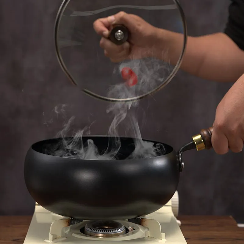 Hot Sale 50% OFFUncoated Thick Iron Pot