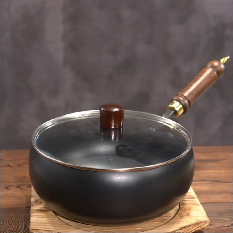 Hot Sale 50% OFFUncoated Thick Iron Pot