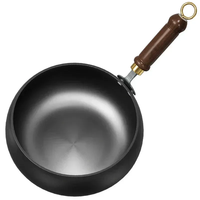 Hot Sale 50% OFFUncoated Thick Iron Pot