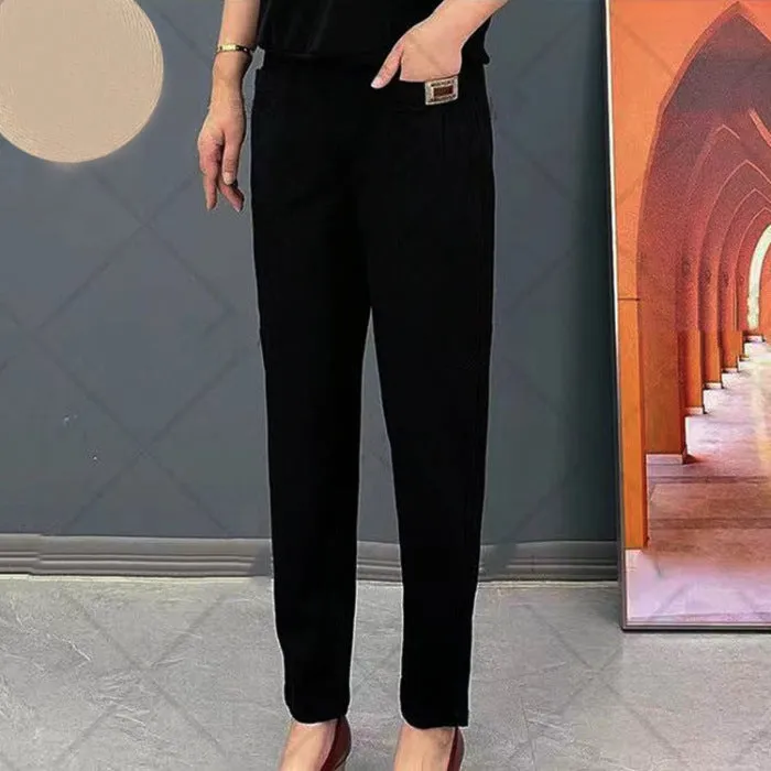 Hot Sale 50% OFFWomen's Elastic Waist Cotton Trousers