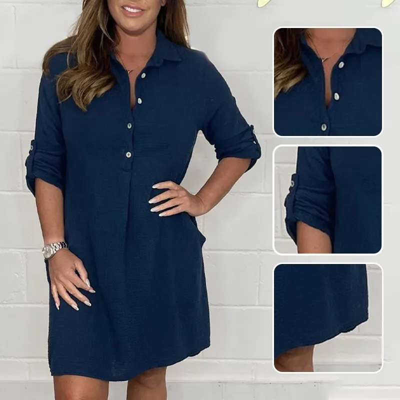 HOT SALE-53% OFFWomens  Plus Size Shirt Dress