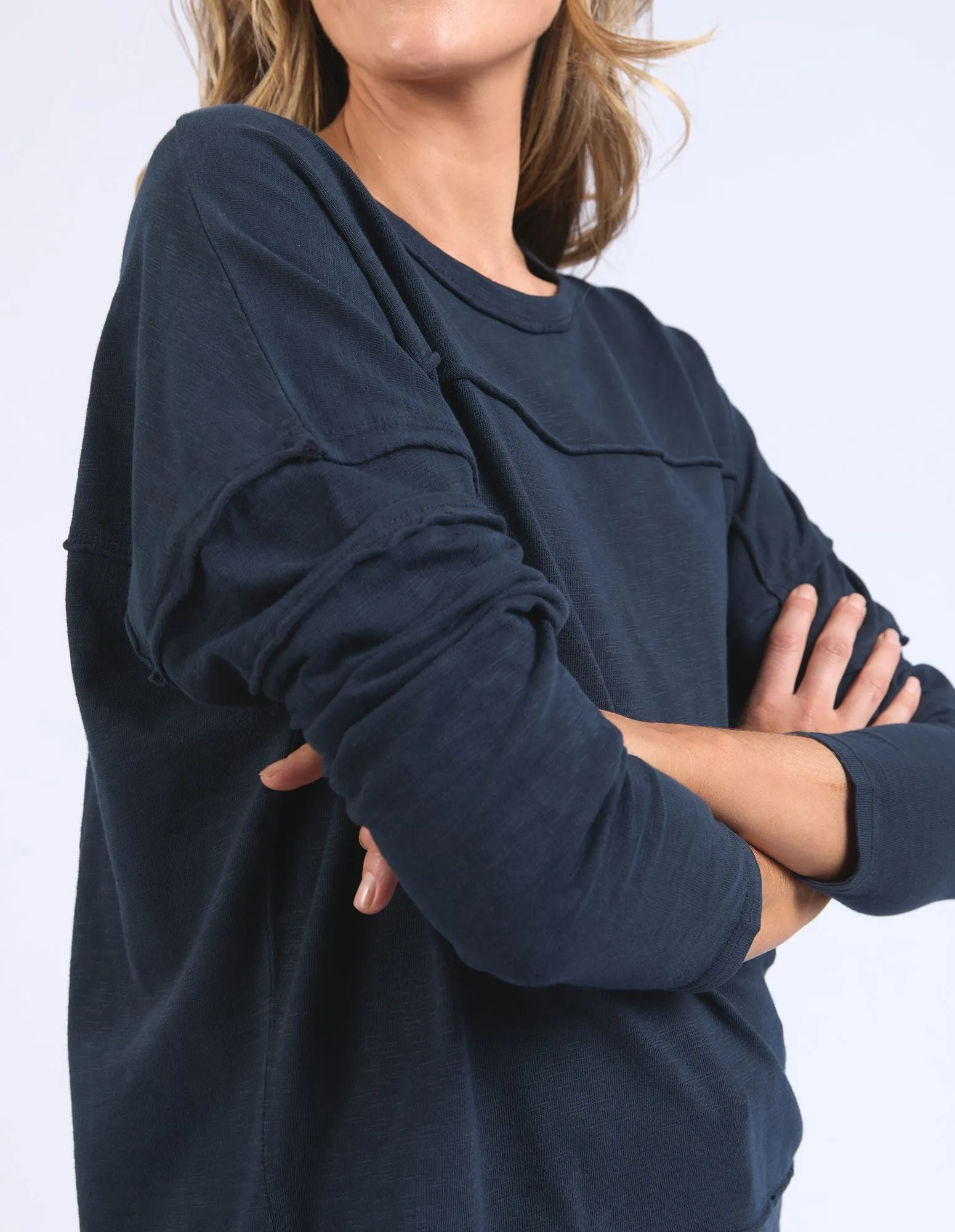 Jayne Throw On Top - Navy