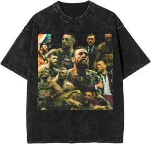 Mens Vintage Oversized T Shirt Cotton Short Sleeve Crew Neck T-Shirt Classic Graphic Tees Clothes Unisex Top Shirts