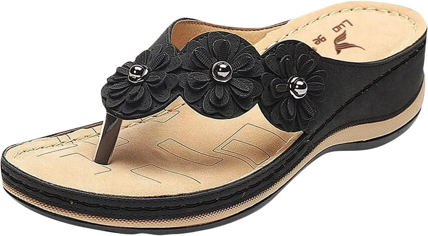 Orthopedic Sandals for Women Wedge Shoes Avylays Breathable Mesh Sports Sandals with Non-Slip Sole Comfortable Sandals