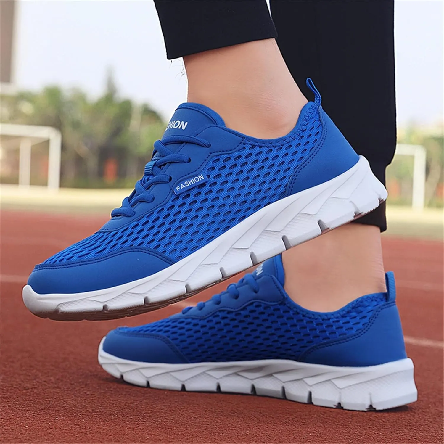 Running Shoes Lightweight Tennis Shoes Non Slip Gym Lace Up Walking Shoes Women Sport Brown Casual Shoes Walking Sneakers Tennis Shoe Trainers Shoe