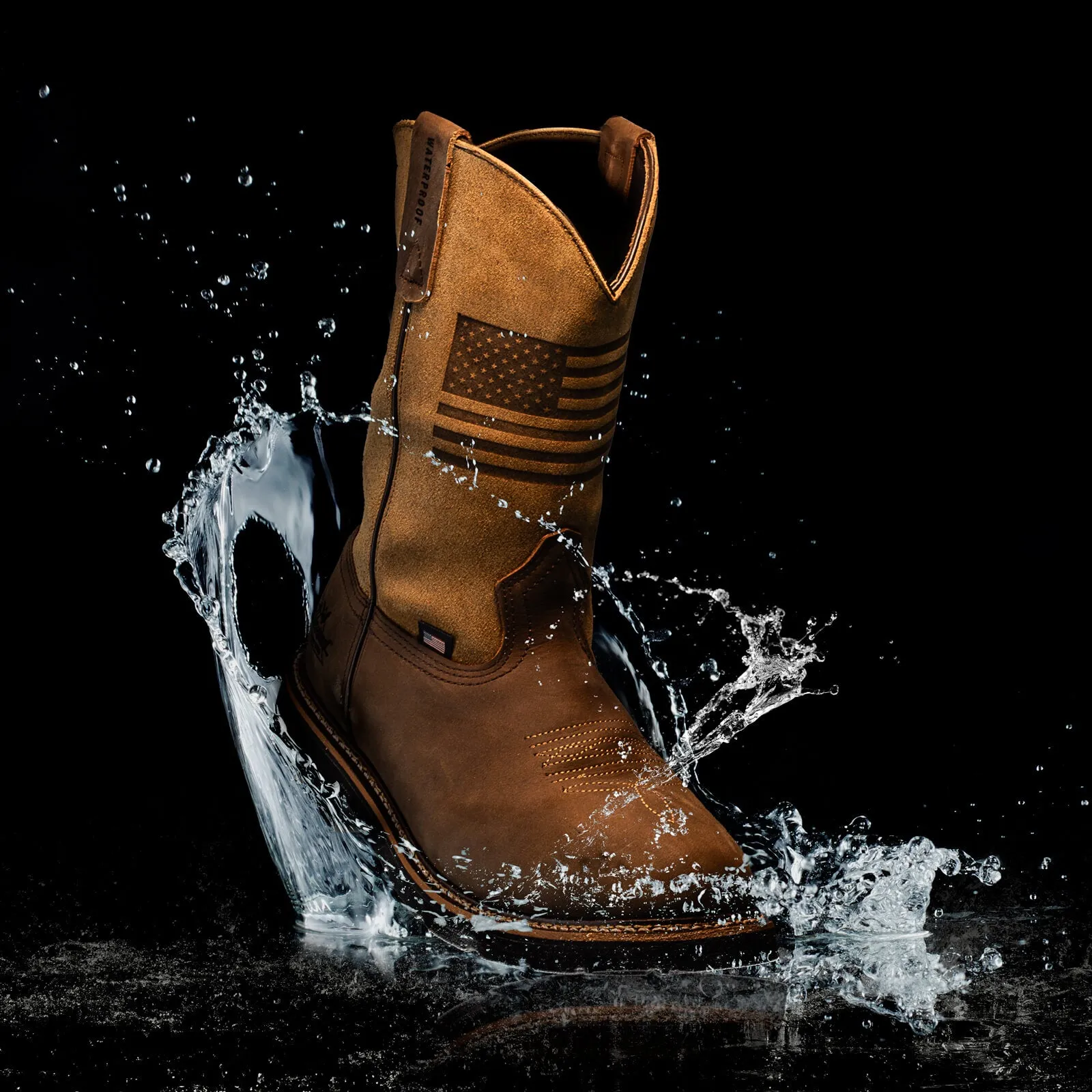 Thorogood Western Work – Waterproof Crazy Horse/Tan – 11″  Composite Safety Toe 804-4338
