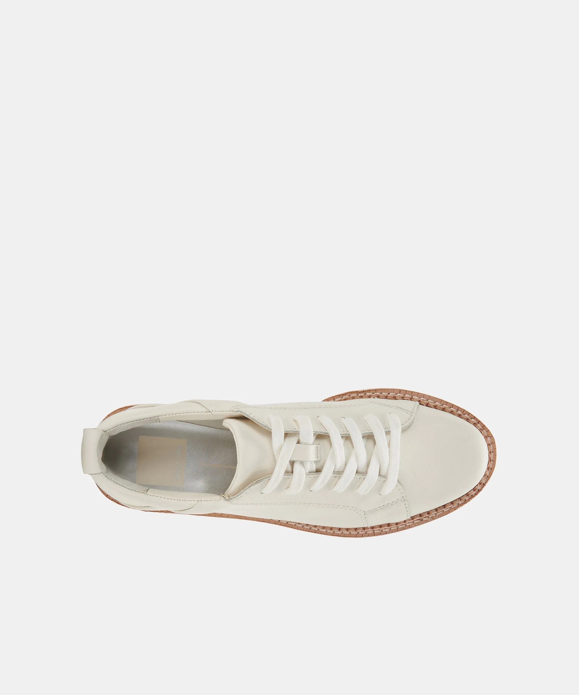 TOYAH SNEAKERS WHITE LEATHER re:vita