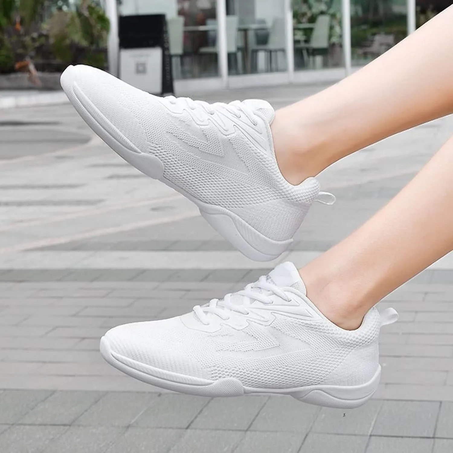 Women's Lace Up Road Running Shoes Wide Athletic Tennis Mens Dress Shoes Wide Women's Shoes Casual Chunky Sneakers White Tennis Shoe Cross Trainer Shoe