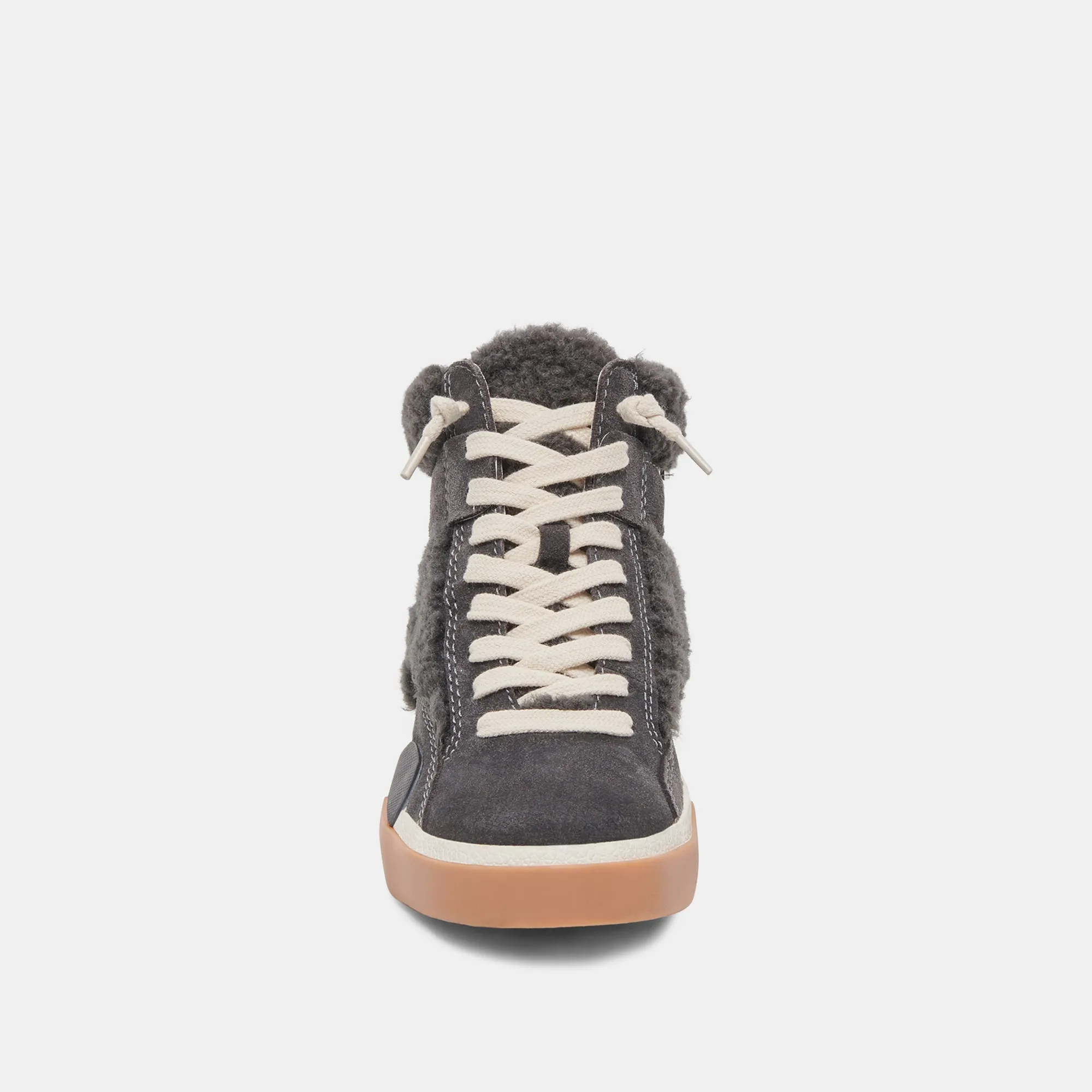 ZILVIA PLUSH SNEAKERS ANTHRACITE SUEDE