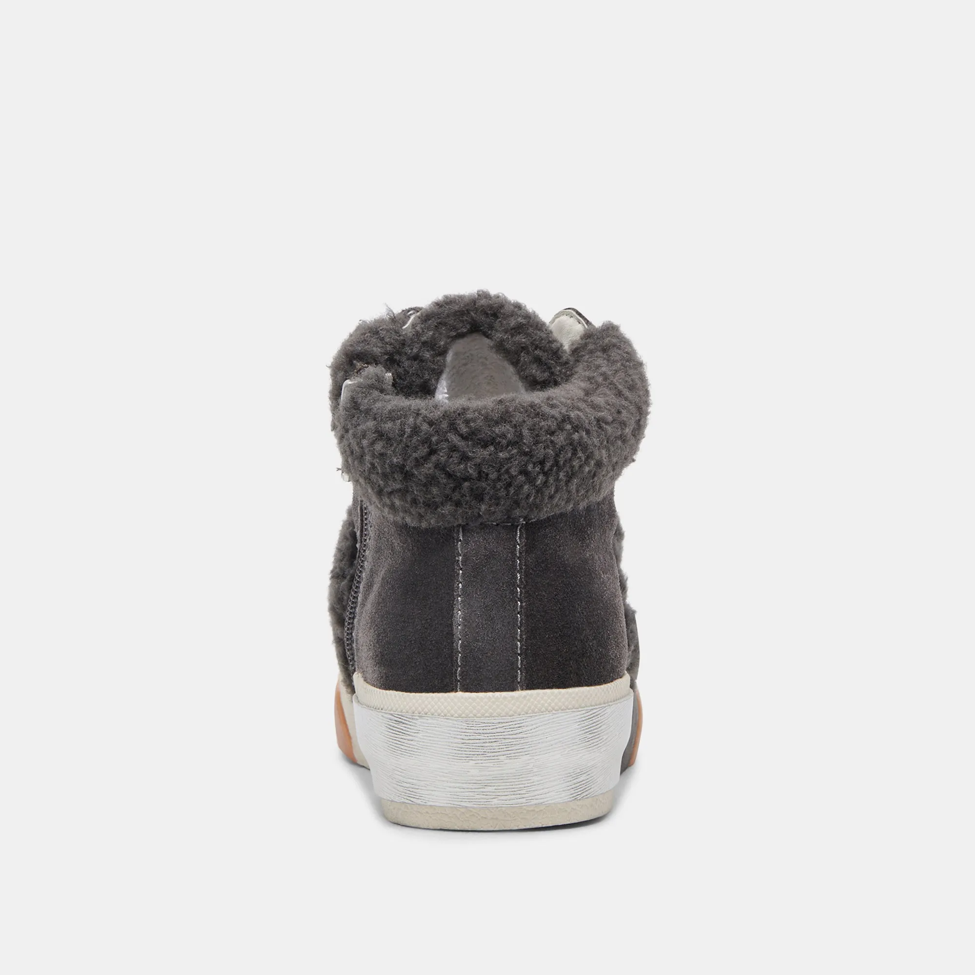 ZILVIA PLUSH SNEAKERS ANTHRACITE SUEDE